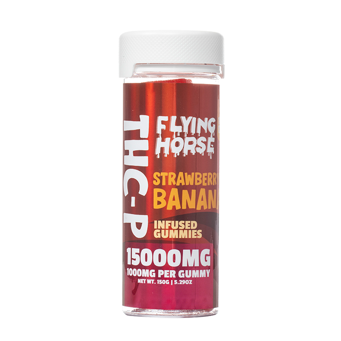 Flying Horse Thcp Gummies 15000mg Strawberry Banana